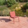 Nardi Doga relax armchair seat pad - mattone