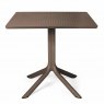 Nardi Clip 80 dining table tabacco