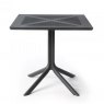 Nardi ClipX 80 dining table anthracite
