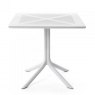 Nardi ClipX 80 dining table bianco white