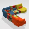 Fama Fama Arianne Love sofa U1+A+A+Z+A+Y2