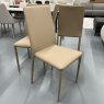 Bontempi Casa 4 x Bontempi Casa Malik dining chairs - covered in 4007 ECO-TR518