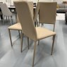 Bontempi Casa 4 x Bontempi Casa Malik dining chairs - covered in 4007 ECO-TR518