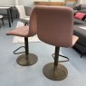 Bontempi Casa 2 x Bontempi Casa Kuga swivel barstool - covered in nappa leather PR23