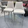Bontempi Casa 2 x Bontempi Casa Clara low barstools - TR516T faux leather