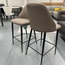 Bontempi Casa 2 x Bontempi Ingenia Matilda low barstools - covered in TR519-M055