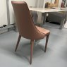 Bontempi Casa 1 x Bontempi Casa Clara wrapped dining chair - covered in nappa leather PR23T