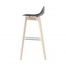 Connubia Calligaris Academy barstool - wooden leg - CB2166