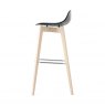 Connubia Calligaris Academy barstool - wooden leg - CB2166