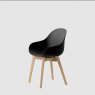 Connubia Calligaris Academy dining chair - wooden leg - CB2142