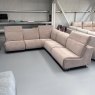 Fama Fama Baltia armless recliner corner sofa covered in Club 08 (ex display)