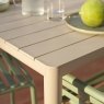 Nardi Tevere outdoor garden table with rounded corners