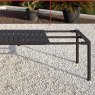 Outdoor extending garden dining table