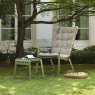 Nardi Outdoor Nardi Folio armchair set (2 x chairs, 2 x seat pads, 2 x footrest)