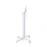 Nardi Ibisco folding outdoor High table base - verniciato bianco