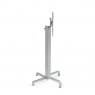 Nardi Ibisco folding outdoor High table base - verniciato argento