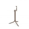 Nardi Flute outdoor table base - verniciato tortora