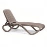 Nardi Tropico outdoor sun lounger tortora
