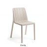 Nardi Tiberina outdoor bistrot dining chair - Corda