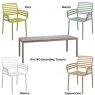 Nardi Rio 140 extending dining set