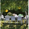 Nardi Erica bianco outdoor dining chairs