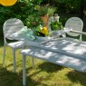 Nardi Erica outdoor dining chairs in bianco