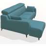 Fama Berlin 2 seater sofa with chaise on left