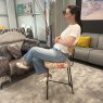 Relaxed modern barstool
