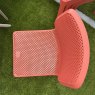 Nardi Outdoor 6 x Nardi Bit bistrot dining chairs in Corallo (5 day delivery)