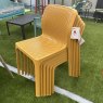 Nardi Bit outdoor bistrot dining chairs in senape
