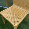 Nardi Outdoor 6 x Nardi Bit bistrot dining chairs in Senape (5 day delivery)