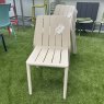 Nardi Outdoor 4 x Nardi Tiberina bistrot dining chairs in Corda (5 day delivery)