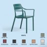 Nardi Cassia dining armchairs