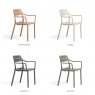 Nardi Outdoor Nardi Cassia dining armchairs (set of 2-6)