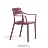 Nardi Cassia dining armchairs - Borgogna