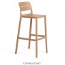 Nardi Cassia high barstool - Cappuccino