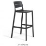 Nardi Cassia high barstool - Antracite