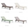 Nardi Outdoor Nardi Plano sunloungers (set of 2)