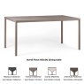 Nardi Piave 160x90 dining table