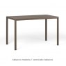 Nardi Piave 120x70 dining table - Tabacco materia - verniciato tabacco