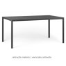 Nardi Piave 160x90 dining table - Antracite materia - verniciato antracite
