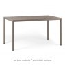 Nardi Piave 140x80 dining table - tortora materia - verniciato tortora