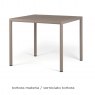 Nardi Piave dining table - tortora materia - verniciato tortora