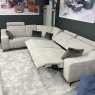 Fama Fama Atlanta recliner corner sofa - covered in axis 54