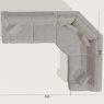 Fama Fama Atlanta recliner corner sofa - covered in axis 54