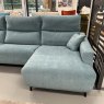 Fama Fama Axel recliner sofa with chaise right - covered in club 43