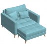 Fama Opera armchair with footstool