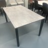 Bontempi Casa Ingenia Prisma extendig dining table 160 - 240 x 90cm - concrete grey malemine top