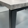 Bontempi Casa Ingenia Prisma extendig dining table 160 - 240 x 90cm - concrete grey malemine top