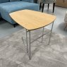 Fama Fama Louis sofa table - roble natural with chrome